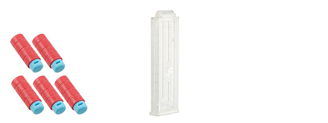 ZhenWei S100 War Saint Dart Blaster Magazine - (Clear)