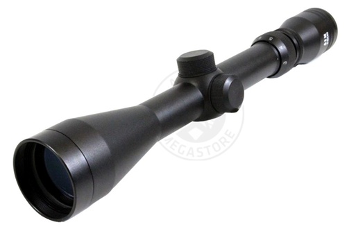 AIM Sports 3-9x40 Adjustable Zoom Rifle Scope (Color: Black)