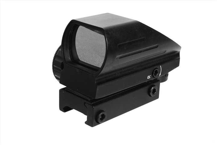AIM Sports Tactical Red & Green Dot Reflex Sight w/ Weaver Mount - Click Image to Close
