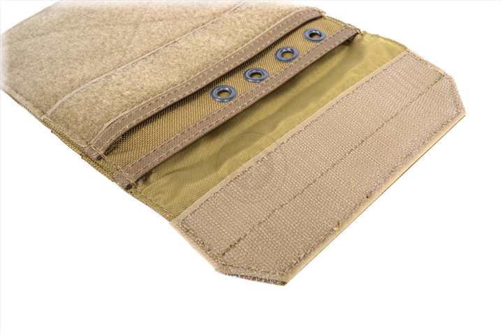 Flyye Industries Soft Hook & Loop MOLLE Admin Panel - Coyote Brown - Click Image to Close
