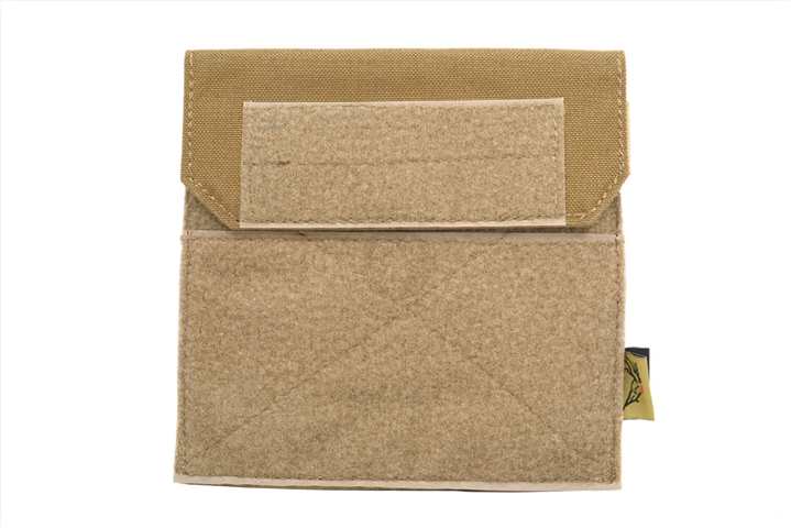 Flyye Industries Soft Hook & Loop MOLLE Admin Panel - Coyote Brown - Click Image to Close