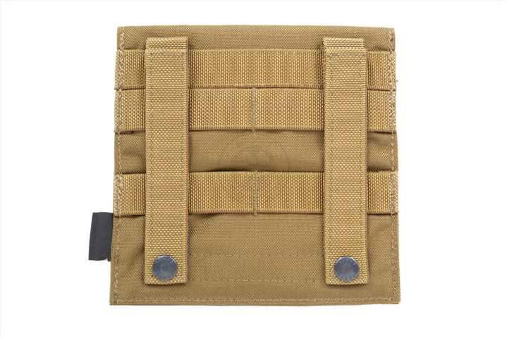 Flyye Industries Soft Hook & Loop MOLLE Admin Panel - Coyote Brown - Click Image to Close