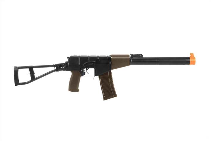 LCT Airsoft AS VAL Assault Rifle AEG with Integrated Suppressor (Color: Black) - Click Image to Close