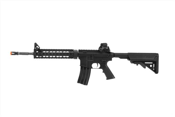 LCT Airsoft M4 EBB LR4 Series 10" RIS Assault Rifle - BLACK