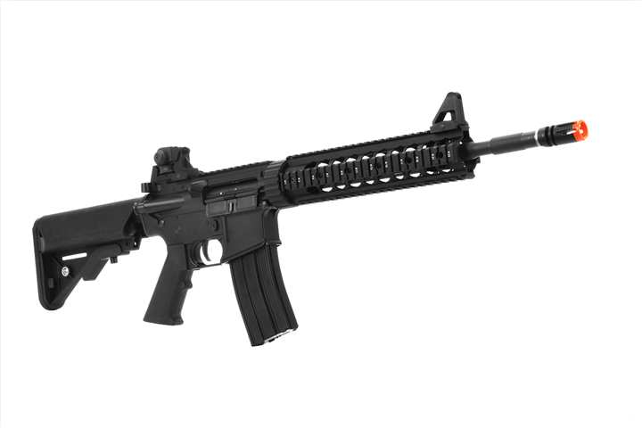 LCT Airsoft M4 EBB LR4 Series 10" RIS Assault Rifle - BLACK