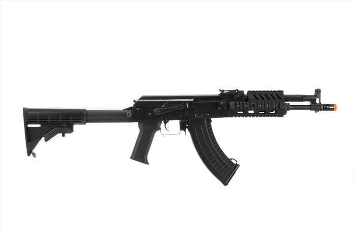 LCT TXM AK47 Assault Rifle AEG w/ Quad RIS System (Black) - Click Image to Close