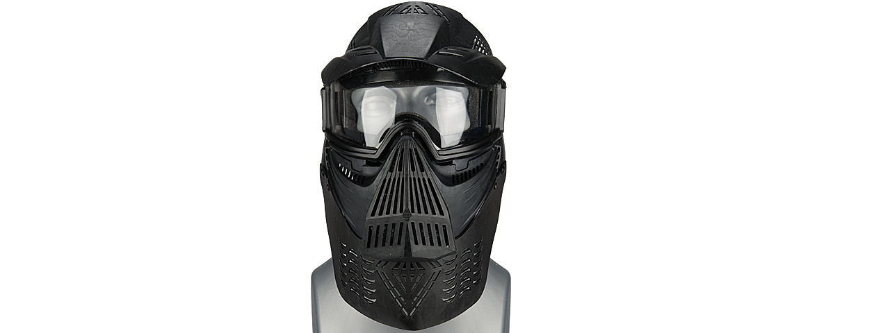 2604BG FACE MASK (BLACK) w/GOGGLE EYE PROTECTION