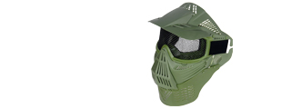 2604M FACE MASK (OD GREEN) w/MESH EYE PROTECTION