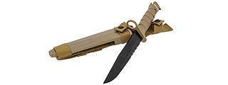 2618T M10 DUMMY BAYONET W/ BLADE COVER FOR M4 / M16 (TAN)