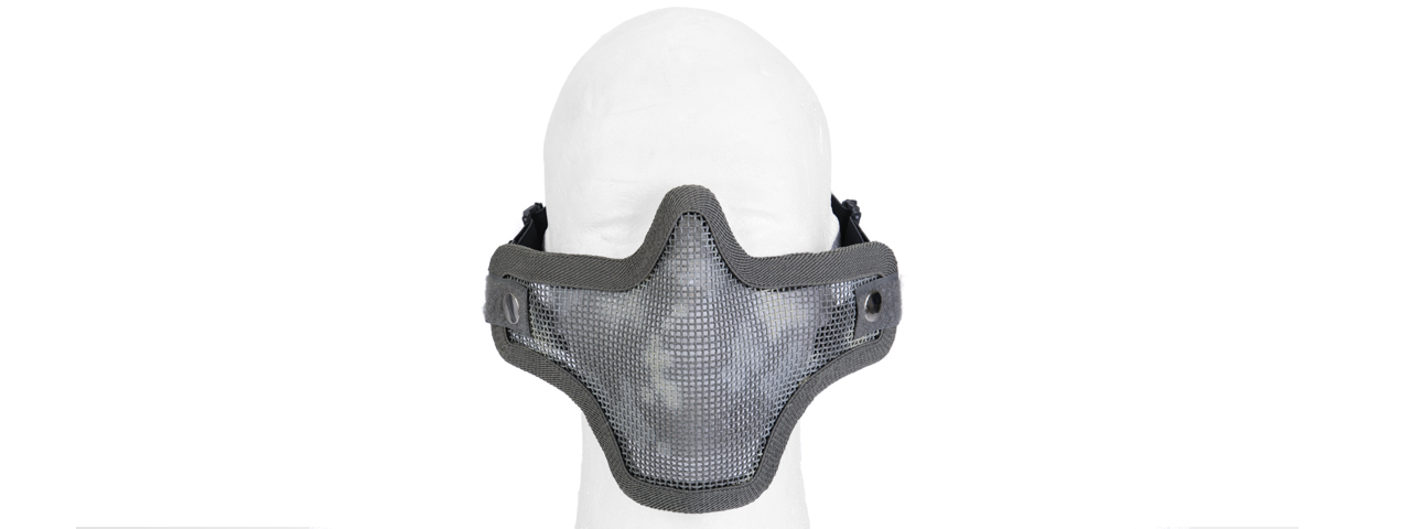 AC-103AU METAL MESH HALF MASK (ACU) DOUBLE STRAP VERSION