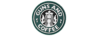 AC-110J GUNS AND COFFEE PVC PATCH