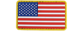 AC-110N COLOR US FLAG PVC PATCH