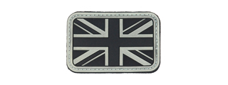 AC-148W UK FLAG (GLOW IN DARK) PVC PATCH 3 X 2 INCHES