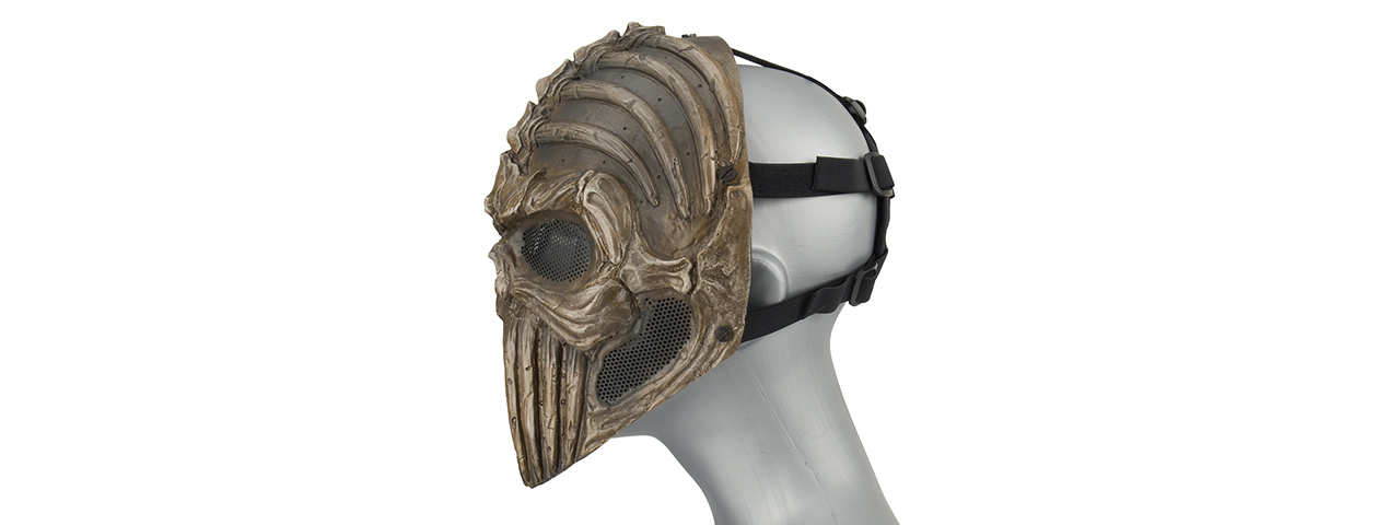 UK ARMS AIRSOFT FULL FACE WIRE MESH "SPINE TINGLER" MASK