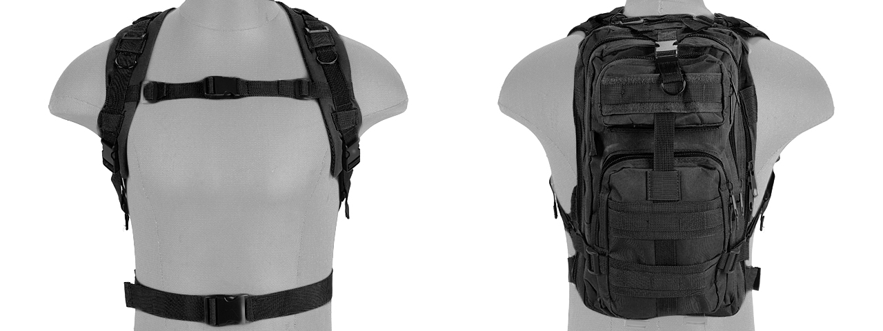 AC-165B 3P TACTICAL BACKPACK (BLACK)