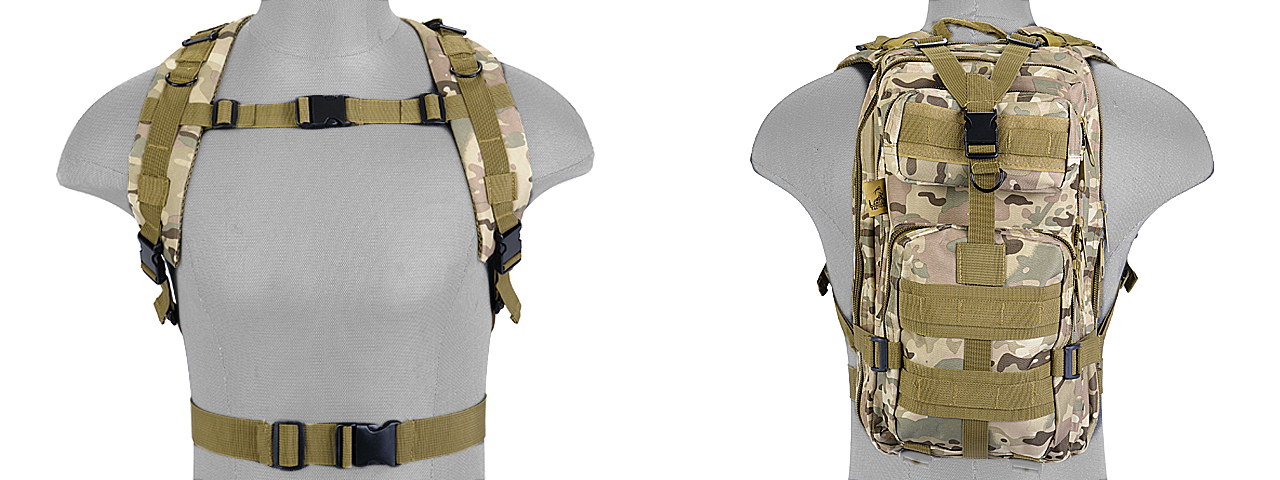 AC-165C 3P TACTICAL BACKPACK (MODERN CAMO) - Click Image to Close