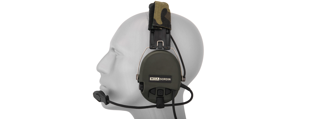 MSA Headset with New Military Standard Plug