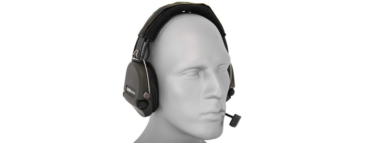 MSA Headset with New Military Standard Plug - Click Image to Close