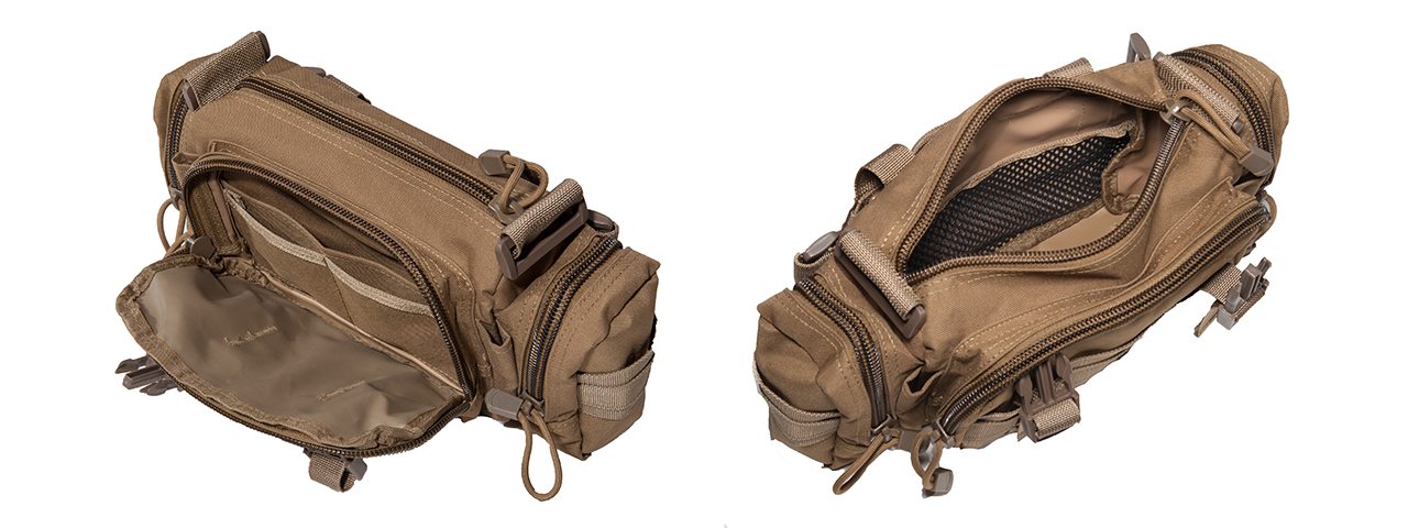 AC-180T TACTICAL BUTTPACK (COLOR: TAN) - Click Image to Close