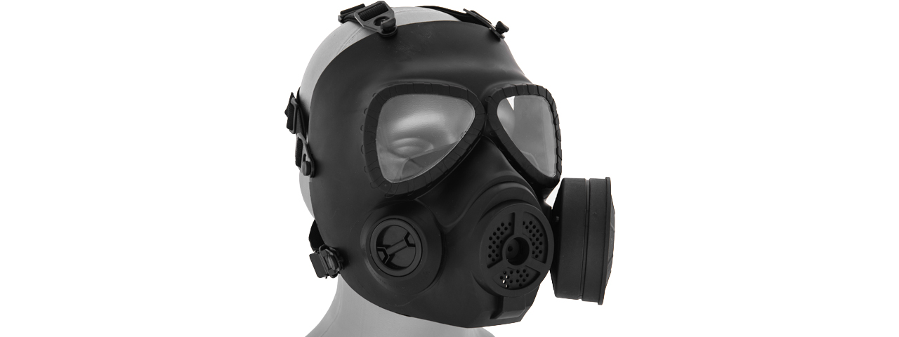 AC-191B DUMMY ANTI-FOG GAS MASK (BLACK)