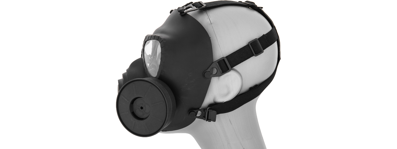 AC-191B DUMMY ANTI-FOG GAS MASK (BLACK) - Click Image to Close