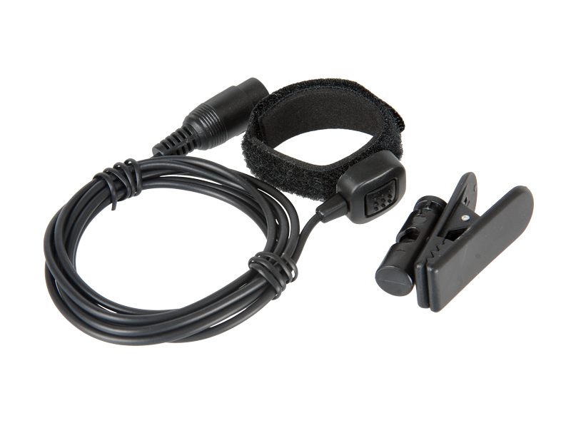 AC-209B THROAT MIC AND PTT ADAPTER FOR ICOM/MIDLAND (BLACK) - Click Image to Close
