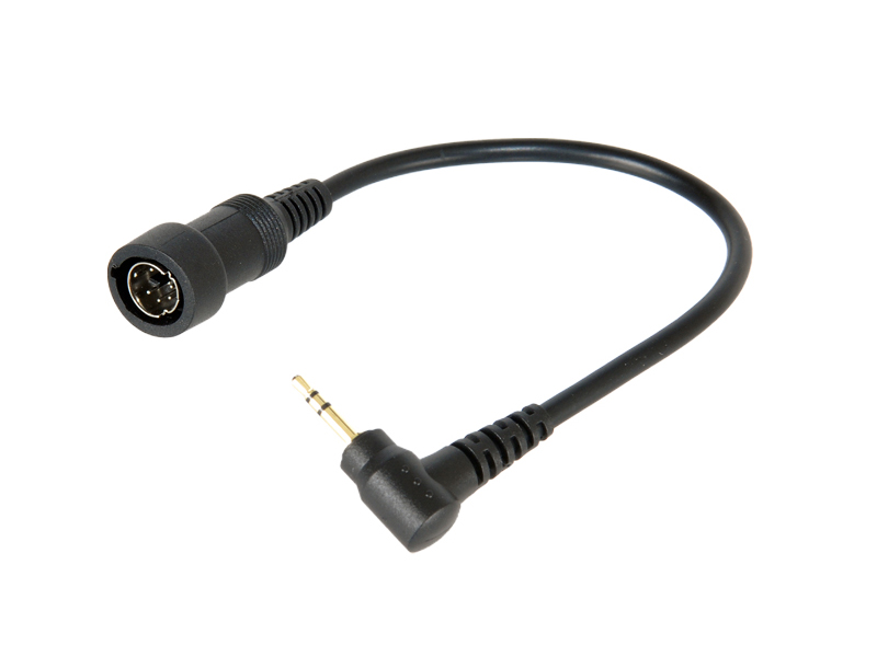 AC-209C THROAT MIC AND PTT ADAPTER FOR 1-PIN MOTOROLA (BLACK)