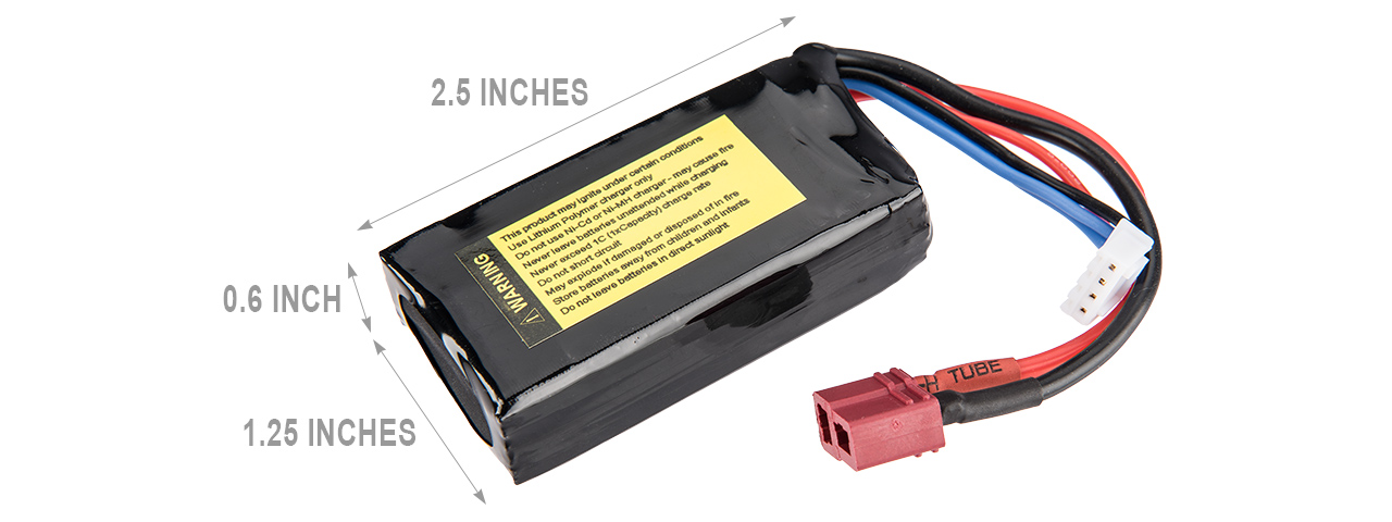 AC-221B 20C 11.1V 1200MAH LIPO BATTERY W/ DEANS CONNECTOR - Click Image to Close