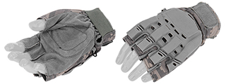 AC-225S Paintball Glove Half Finger (ACU) - Size S