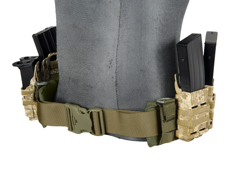 AC-236GL MOLLE BATTLE BELT (COLOR: FOLIAGE GREEN) SIZE: LARGE - Click Image to Close