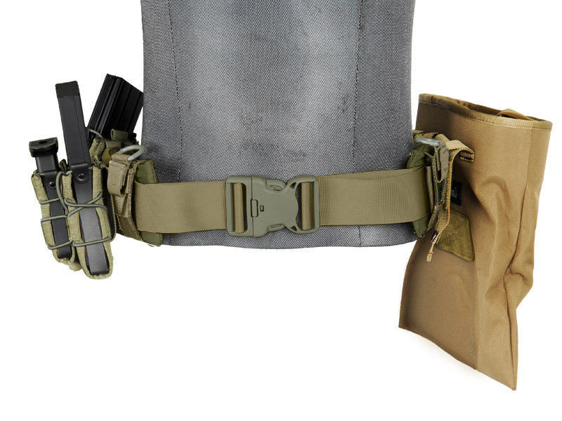 AC-236GM MOLLE BATTLE BELT (COLOR: FOLIAGE GREEN) SIZE: MEDIUM - Click Image to Close