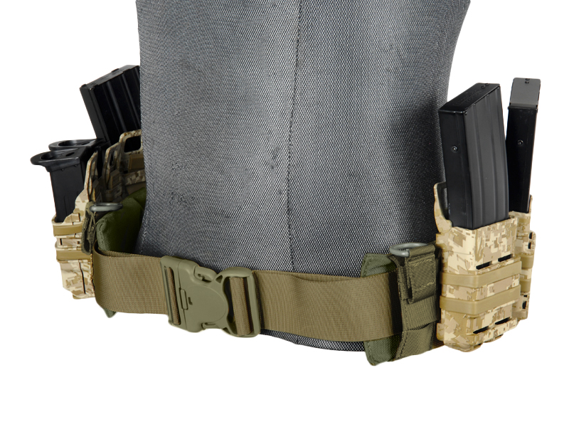 AC-236GM MOLLE BATTLE BELT (COLOR: FOLIAGE GREEN) SIZE: MEDIUM - Click Image to Close