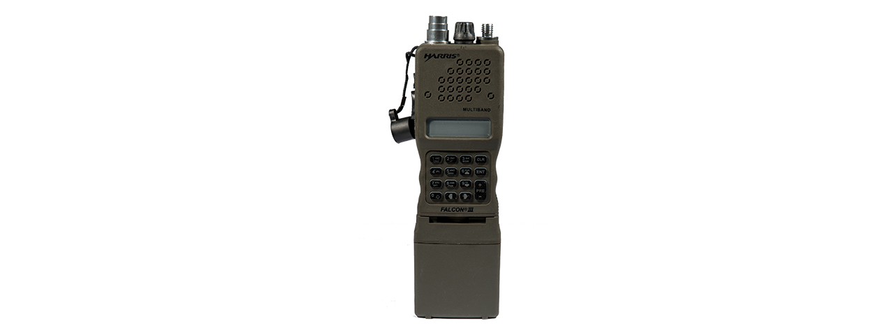 UK ARMS AIRSOFT PRC-152 DUMMY RADIO CASE BB HOLDER - OD GREEN