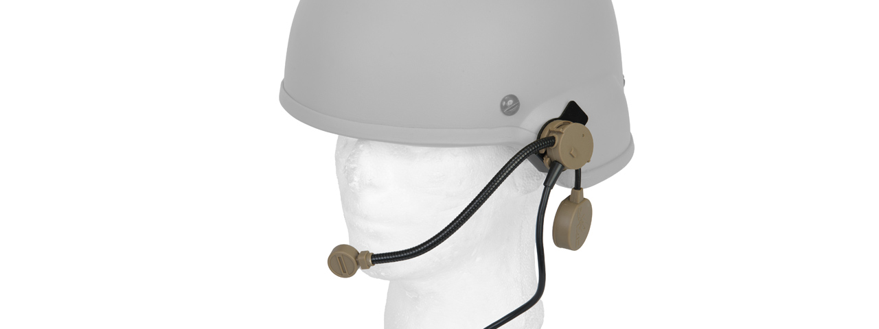 AC-253T Z-TACTICAL COBRA BOOM ARM TACTICAL HEADSET (TAN)