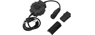 AC-255C Z-TACTICAL PTT (MIDLAND VERSION) ADAPTER FOR RADIO & HEADSET