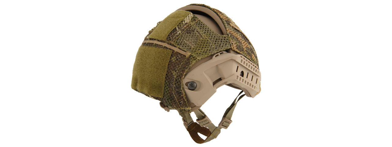 AC-257C Helmet Cover For AF Helmet, Camo - Click Image to Close