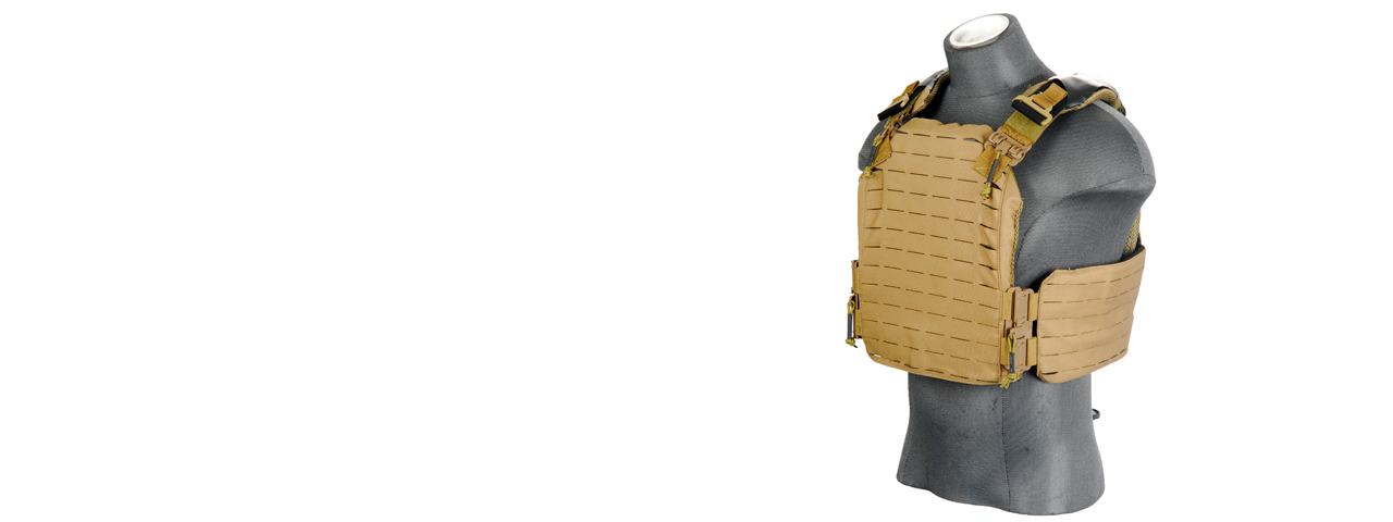 AC-261T Plate Cut Tactical Vest (Coyote Brown)