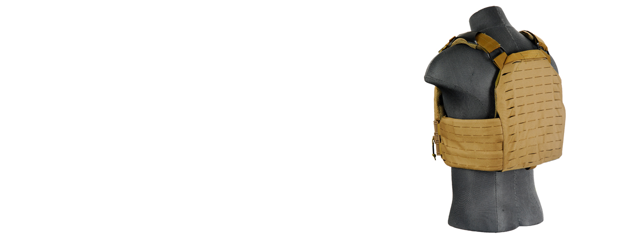 AC-261T Plate Cut Tactical Vest (Coyote Brown)