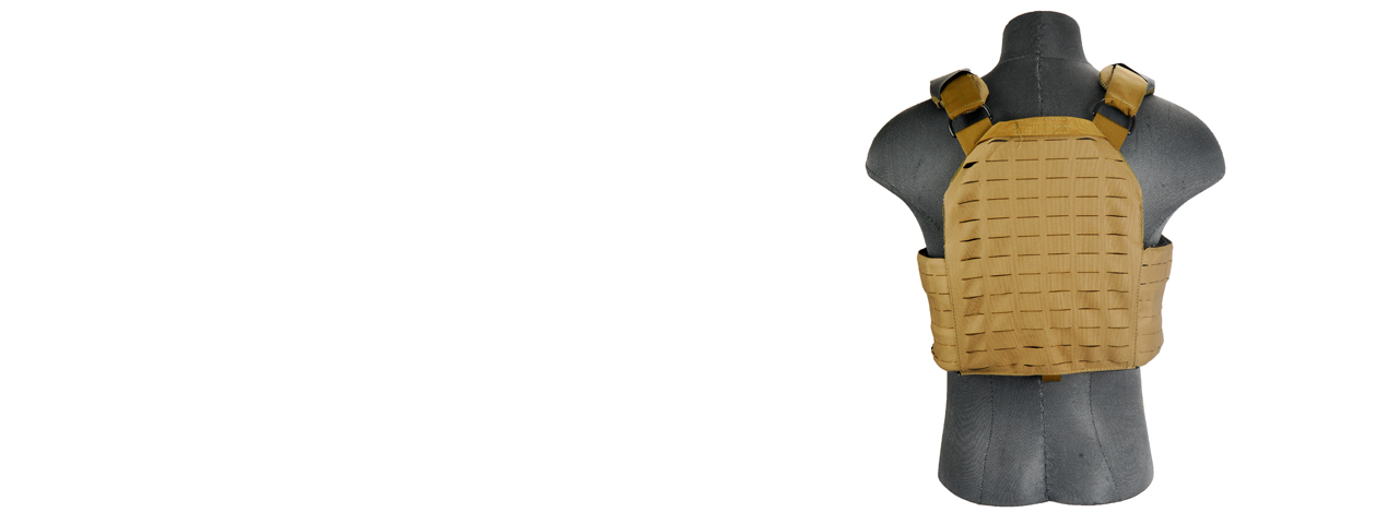 AC-261T Plate Cut Tactical Vest (Coyote Brown)