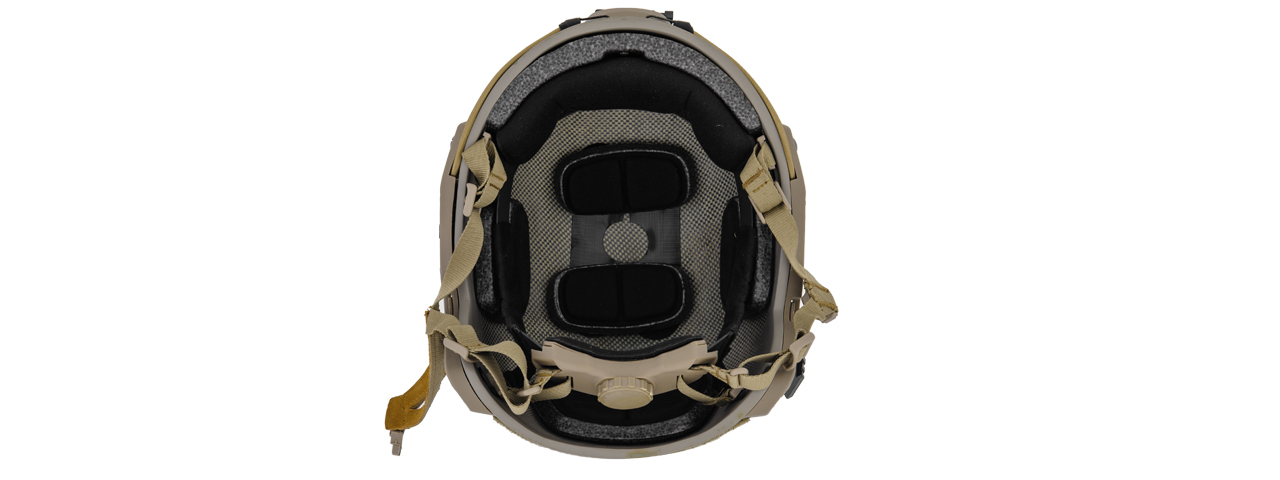 AC-280LX Maritime 1:1 Aramid Fiber Helmet, Dark Earth- Size L/XL