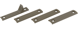 AC-286T RAIL COVER SET FOR AC-285B/T (DARK EARTH)