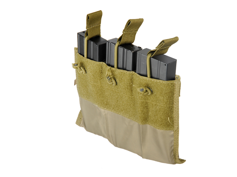 AC-308 Triple Magazine Pouch For 6094 Plate Carrier, Khaki - Click Image to Close