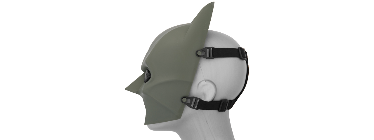 AC-312C BATMAN MASK (OD GREEN) - Click Image to Close