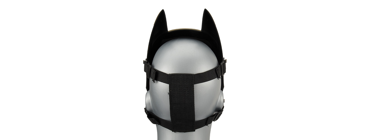 AIRSOFT DARK HERO WIRE MESH FULL FACE MASK - GOLD