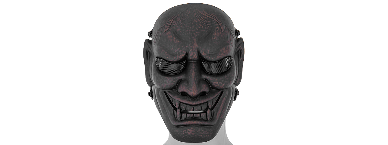 UK ARMS AIRSOFT SHOCK RESISTANT WISDOM MASK - RED BRONZE - Click Image to Close