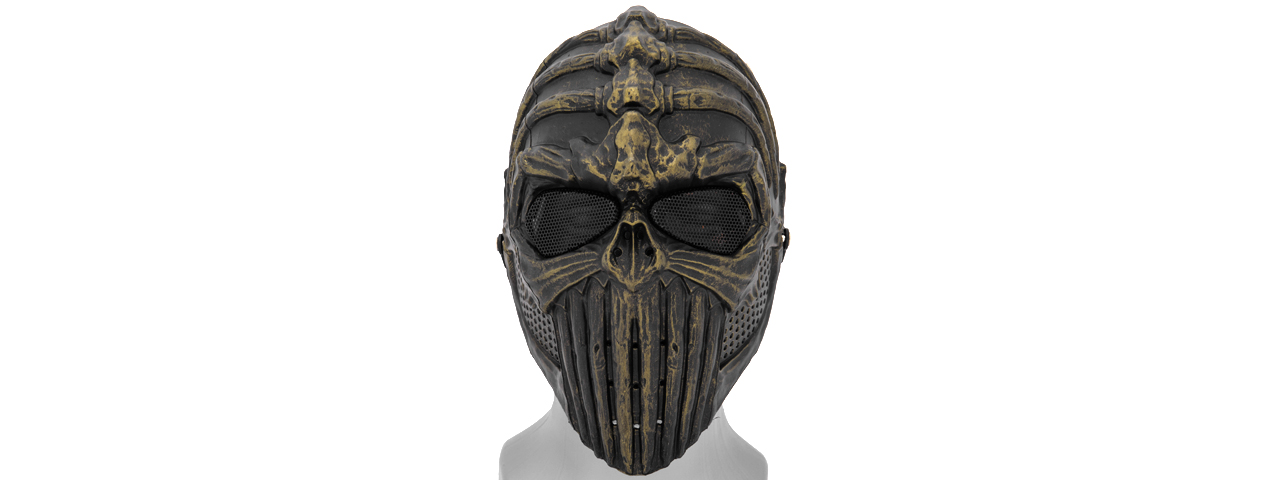 AC-316AB Vertabral Mask (ANCIENT BRONZE) - Click Image to Close