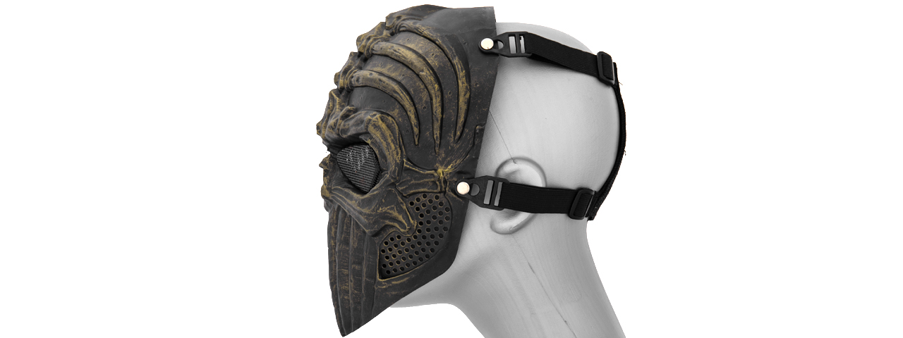 AC-316AB Vertabral Mask (ANCIENT BRONZE) - Click Image to Close