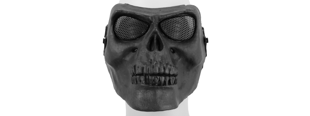 AC-318BK MESH SKULL FULL FACE MASK (BLACK)