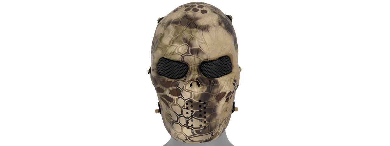 AC-319H VILLAIN MESH FACE MASK (HIGHLANDER) - Click Image to Close