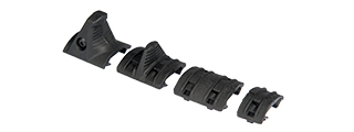 UK ARMS AIRSOFT TACTICAL HAND STOP RAIL KIT - BLACK